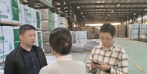 歡迎江西科學(xué)院能源研究所一行調(diào)研指導(dǎo)塑木鋪板發(fā)展